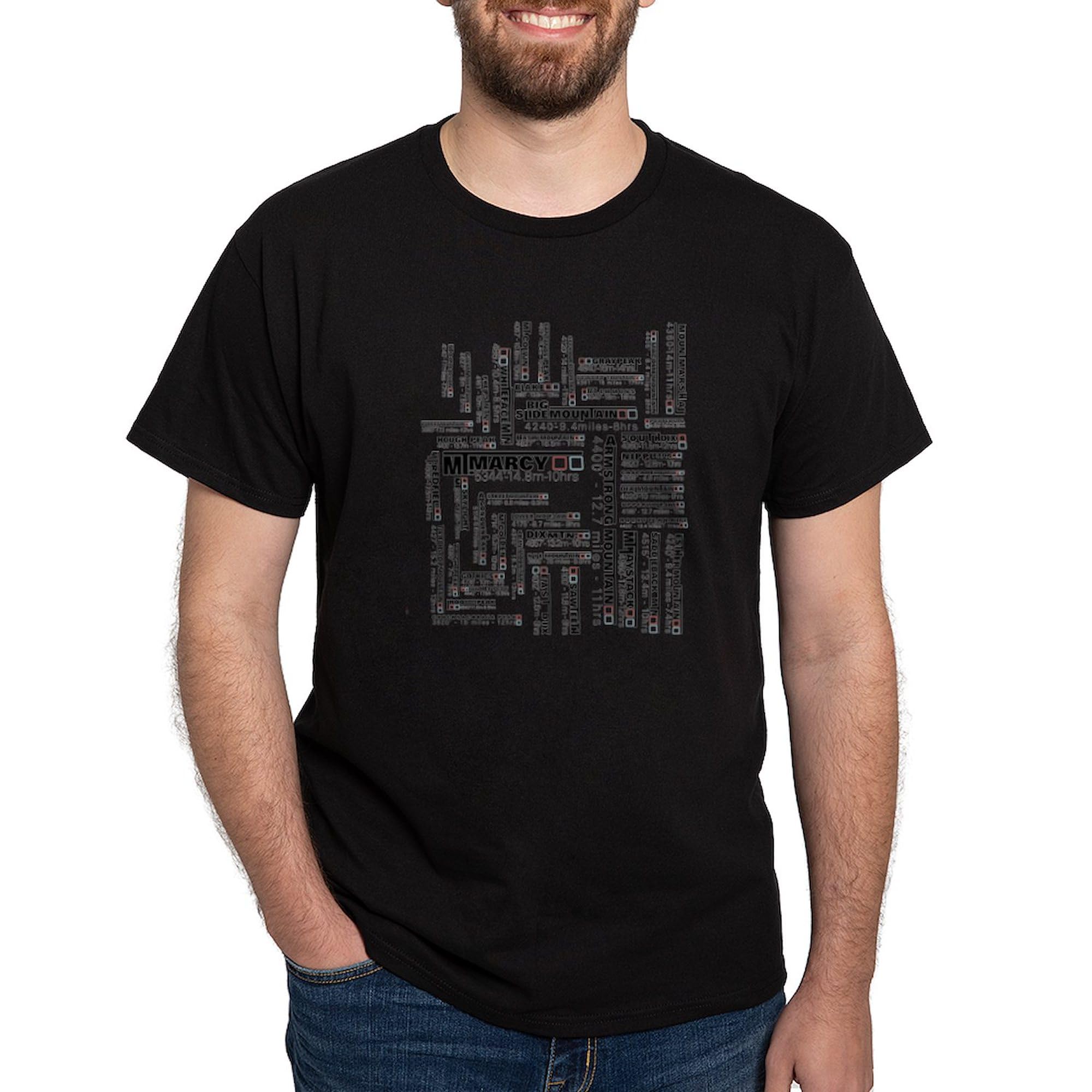 46 High Peaks Dark T-Shirt for Men - 100% Cotton Classic Graphic Tee | Hiking, Camping & Outdoor Adventure Apparel