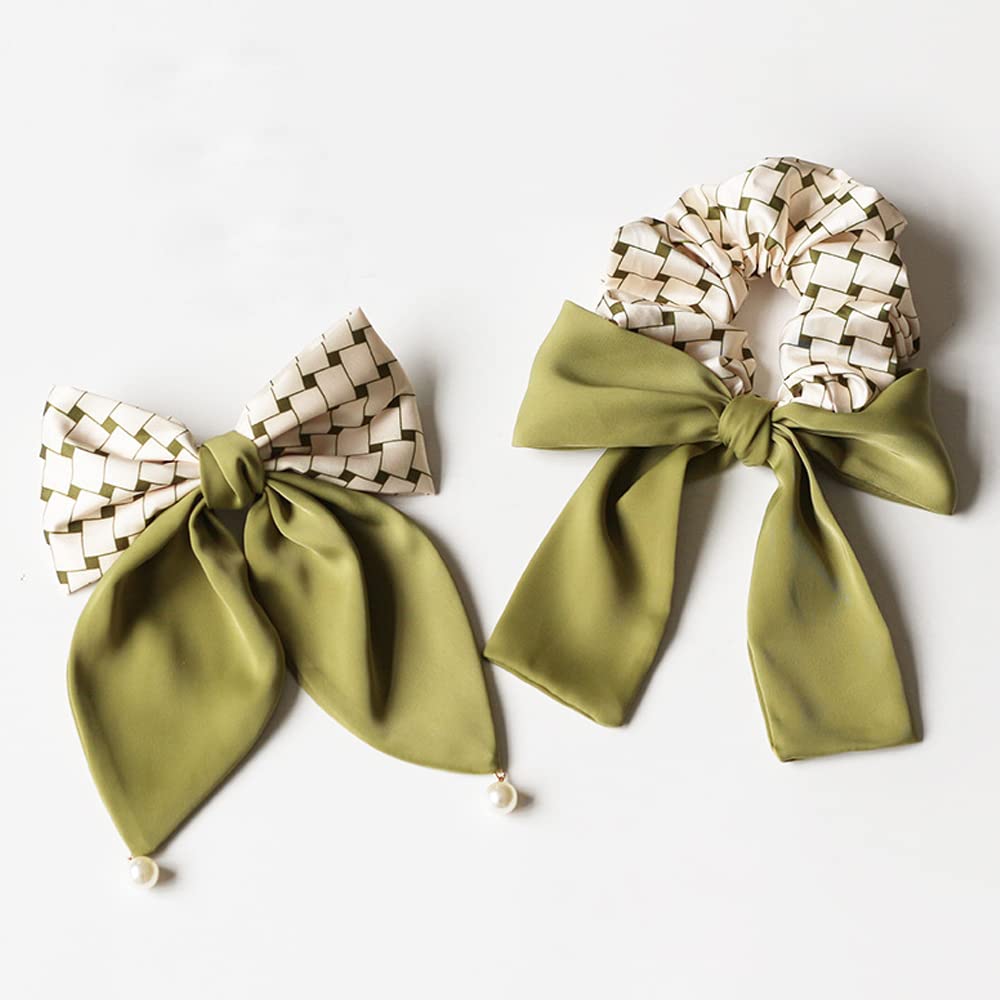 Elegant Bow Hair Clips for Women & Girls - Barrettes Hairpins & Hair Ties - Perfect for School, Parties, Weddings & Everyday Styling