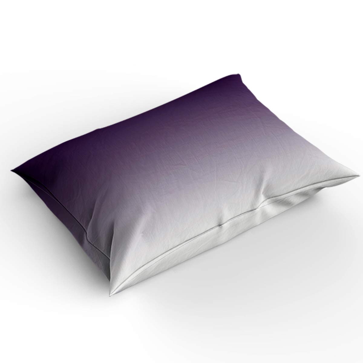 Full Size Ombre Purple Duvet Cover Set - 3 Piece Bedding with 2 Pillow Shams | Lightweight Soft Comforter Cover in Lavender Gray | Perfect for Master Bedroom, Guest Room & Dorm Decor