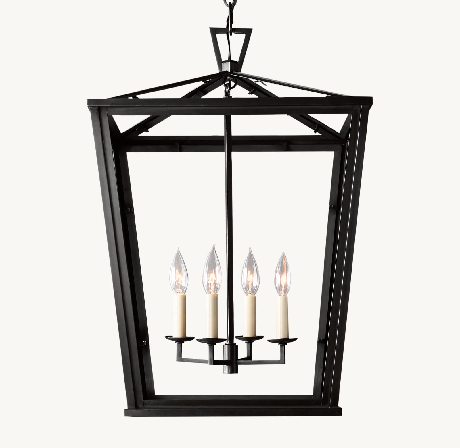 19th Century English Openwork Outdoor Pendant Light - Vintage Brass Lantern for Garden, Patio & Porch Decor | Perfect for Victorian Style Outdoor Lighting
