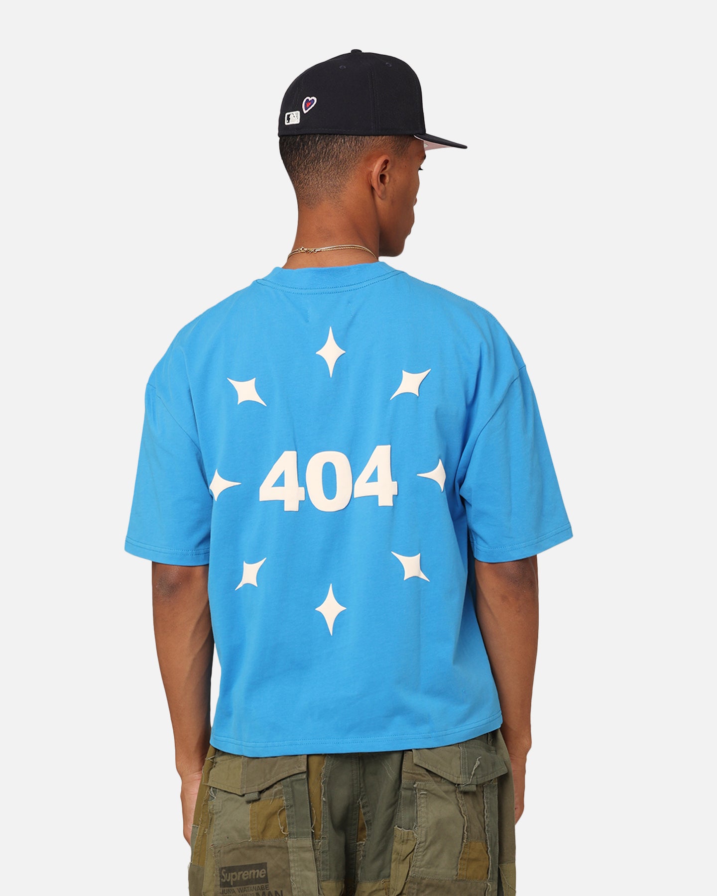 Vintage 404 Mid Century Art T-Shirt for Men & Women - Blue Retro Graphic Tee - Perfect for Casual Wear, Retro Parties & Unique Gifts