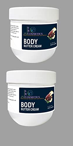 6R Cosmetics Shea Butter Body Cream - Ultra Hydrating Moisturizer for Dry Skin | Daily Deep Nourishment for Hands, Feet & Elbows | Perfect for Winter Care & Post-Shower Hydration