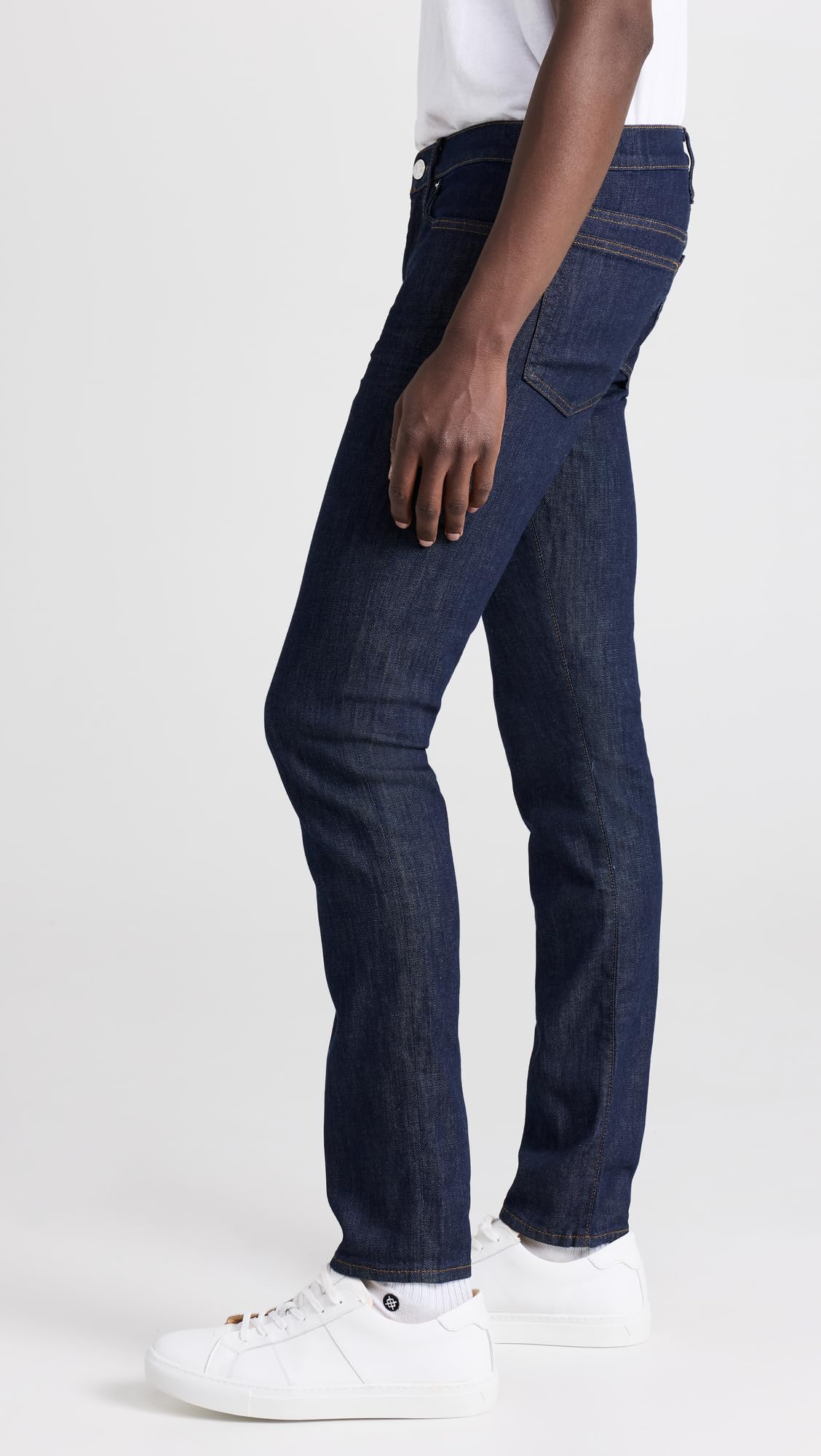 FRAME Men's L'Homme Slim Fit Stretch Denim Jeans - Comfortable Slim Leg Pants for Casual Wear & Office Style