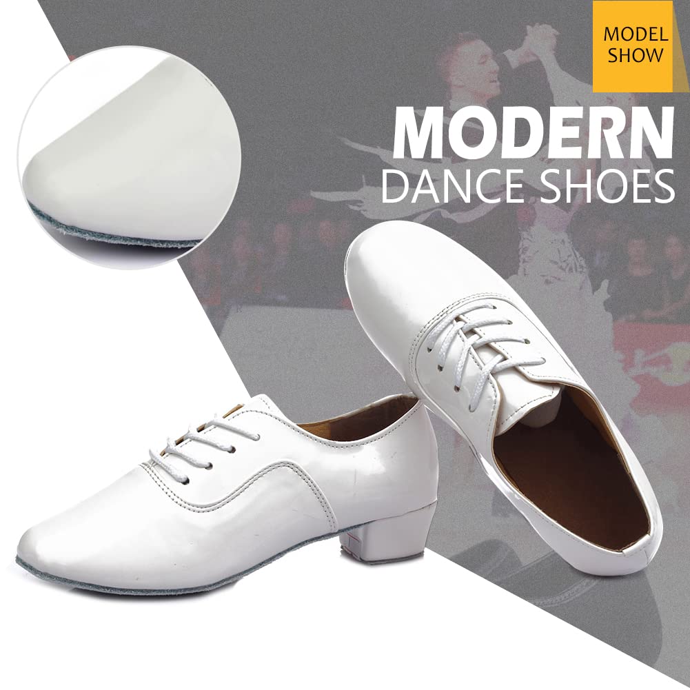 Professional Men's Latin Dance Shoes for Ballroom, Tango & Waltz - Standard Modern Performance Dance Shoes for Men | Perfect for Competitions, Performances & Social Dancing