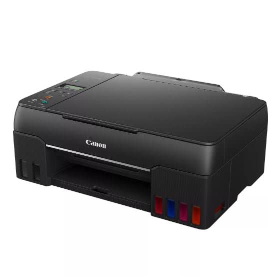 Canon PIXMA G650 MegaTank Wireless All-in-One Printer with Scanner, Copier - High Resolution 4800x1200 dpi, Photo Printing, 10x15cm, LCD Display, WiFi, Auto Power On/Off - Black | Ideal for Home Office, Small Business & Photo Printing