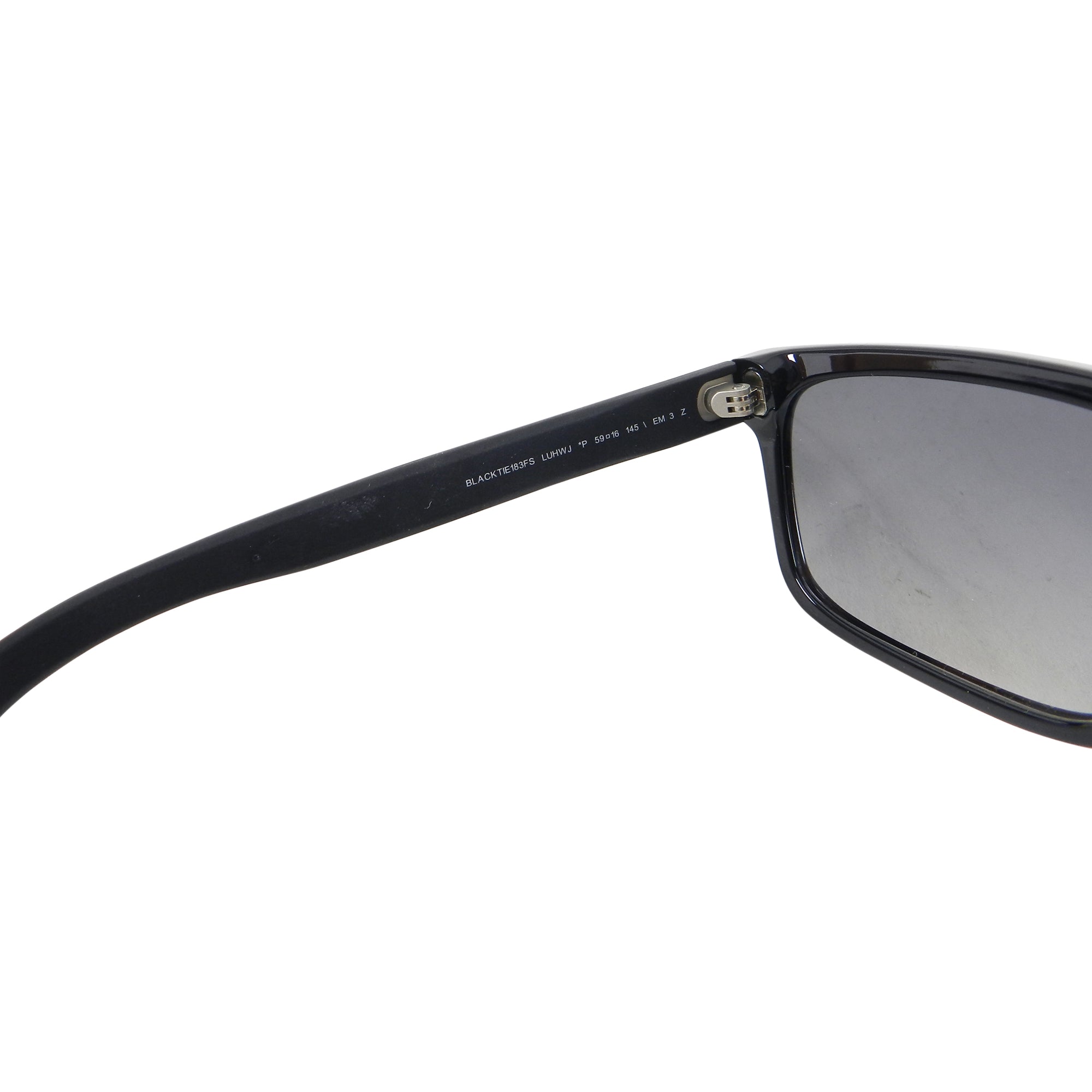 Dior Homme Black Sunglasses Black Tie 183FS - Stylish UV Protection Shades for Men's Fashion & Outdoor Activities