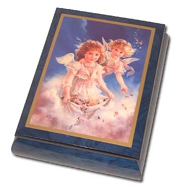 Unique Hand-Painted Musical Jewelry Box - 'Petals of Love' by Brenda Burke with Multiple Song Options (Daddy's Little Girl) - Perfect for Birthdays, Anniversaries & Gift-Giving
