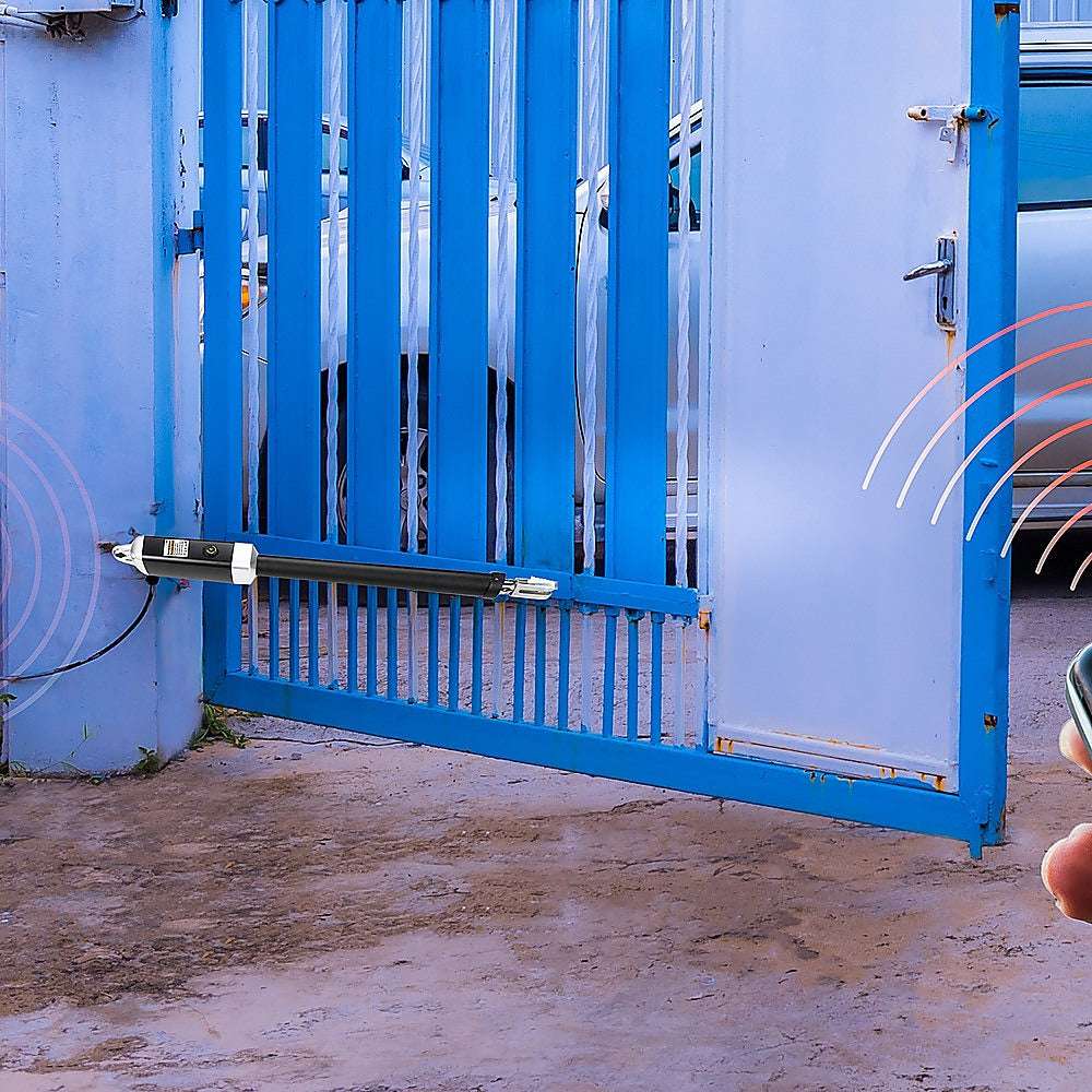 1200KG 20W Solar Powered Automatic Double Swing Gate Opener with Remote Control - Perfect for Driveway, Farm, and Commercial Property Security