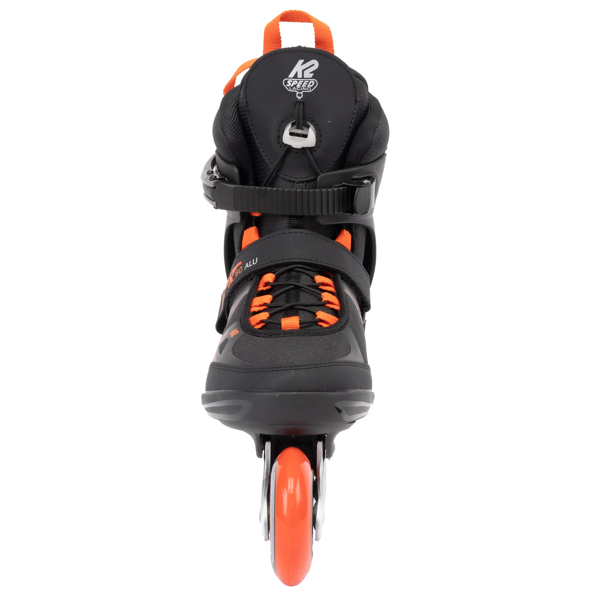 K2 F.I.T. 80 ALU Black Men's Inline Skates - High Performance Fitness & Urban Skating for Adults | Perfect for Outdoor Exercise, Commuting & Recreational Rollerblading