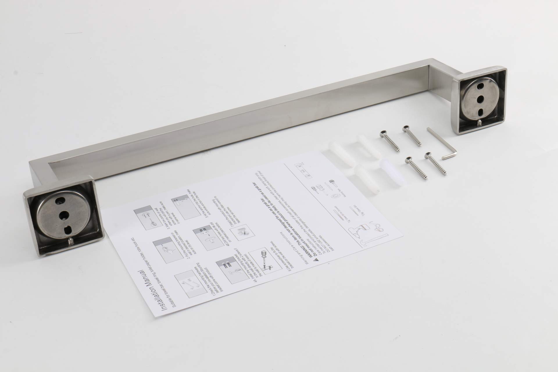 TocTen Heavy Duty Stainless Steel Towel Rack - 16