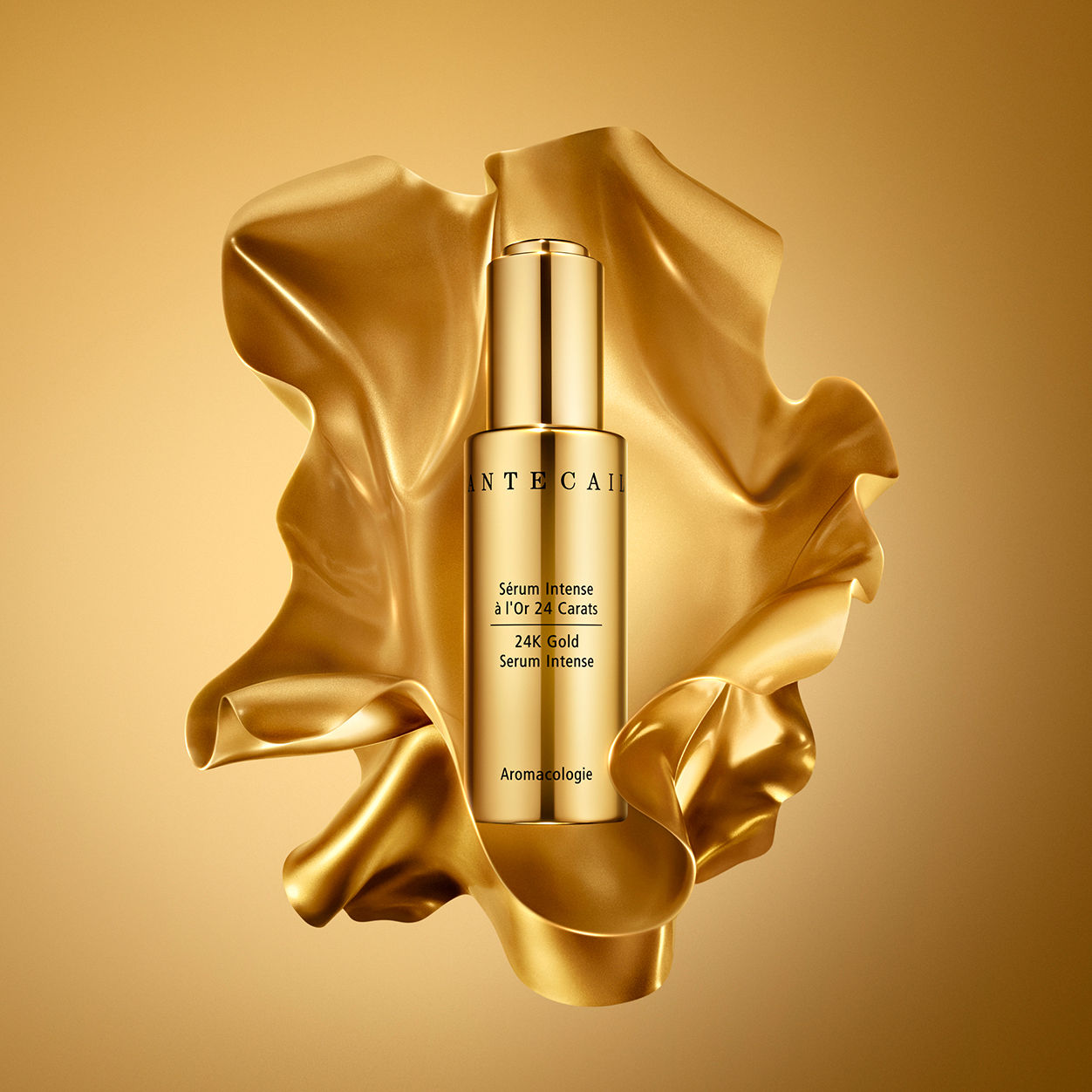 24K Gold Serum Intense - Anti-Aging Facial Treatment with Hyaluronic Acid & Collagen for Glowing Skin | Day & Night Moisturizer for Women & Men | Perfect for Dry Skin & Wrinkles
