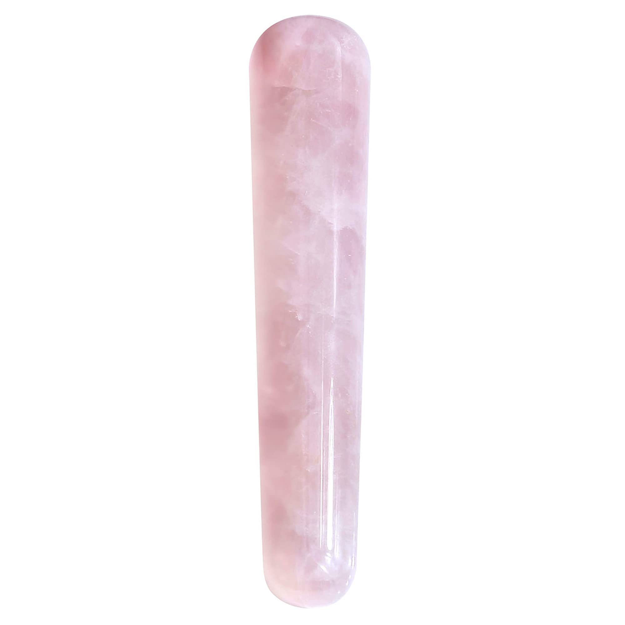 Jovivi Handmade Natural Rose Quartz Gua Sha Massage Tool - Facial & Body Scraping Therapy, Acupuncture Stick Point Relief, Relaxing Mother's Day Gift - Perfect for Skincare Routine & Stress Relief