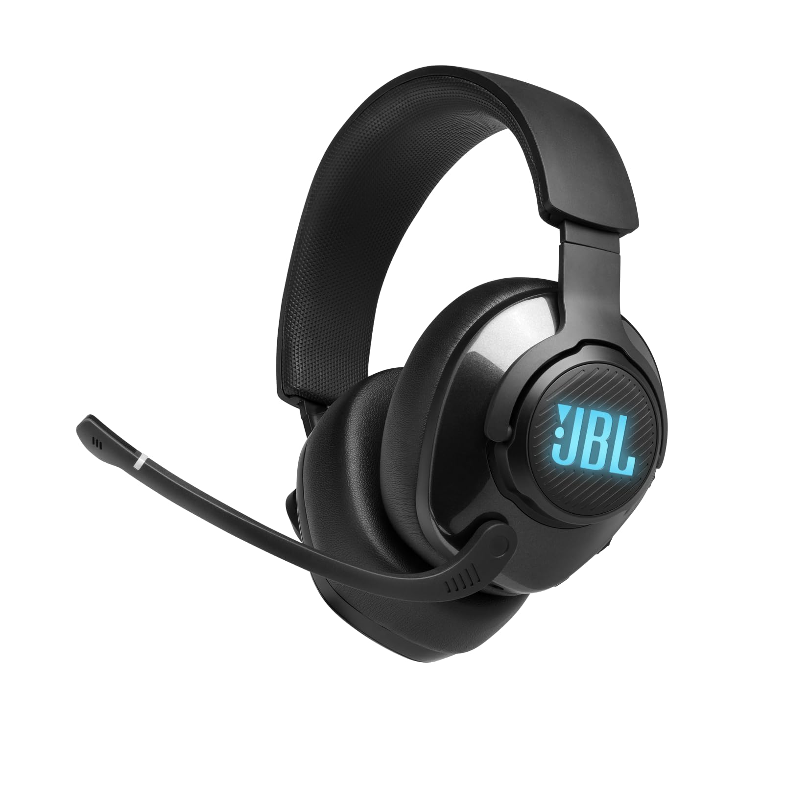 JBL Quantum 400 Wireless Gaming Headset with USB, Game-Chat Balance Dial, QuantumSURROUND & DTS - Over-Ear Headphones with Flip-Up Mic, Memory Foam Cushions (Black) - Perfect for PC, PS4, PS5 & Xbox Gaming Sessions