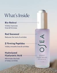Dream Night Serum with Bio Retinol - Anti-Aging Face Serum for Wrinkles & Fine Lines | Nighttime Skincare Routine for Glowing Skin