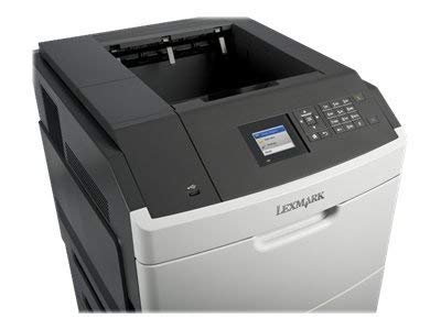 Lexmark MS810N Monochrome Laser Printer - 55ppm High-Speed Printing, 1200x1200 dpi Resolution - Desktop Office Printer with 650-Sheet Capacity, LCD Display, Gigabit Ethernet & USB (Renewed) - Perfect for Home Offices, Small Businesses & Professional Printing Needs