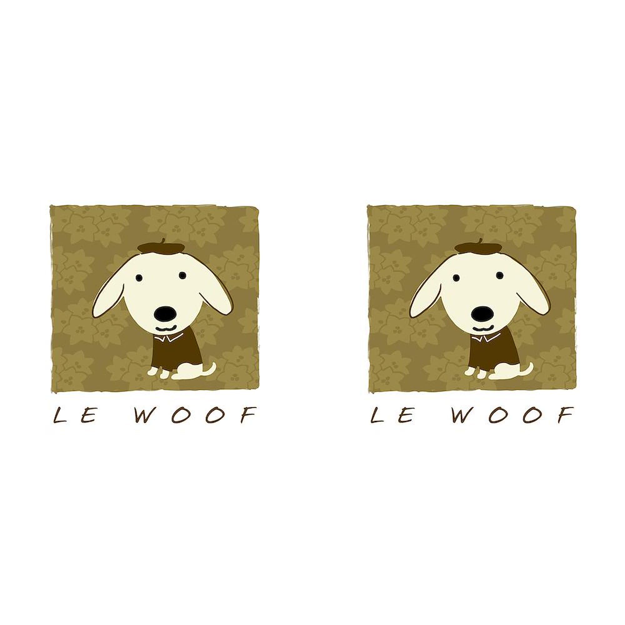 Best 11 oz Ceramic Coffee Mug - Le Woof Dog Design - Perfect for Tea, Hot Cocoa & Office Use - CafePress