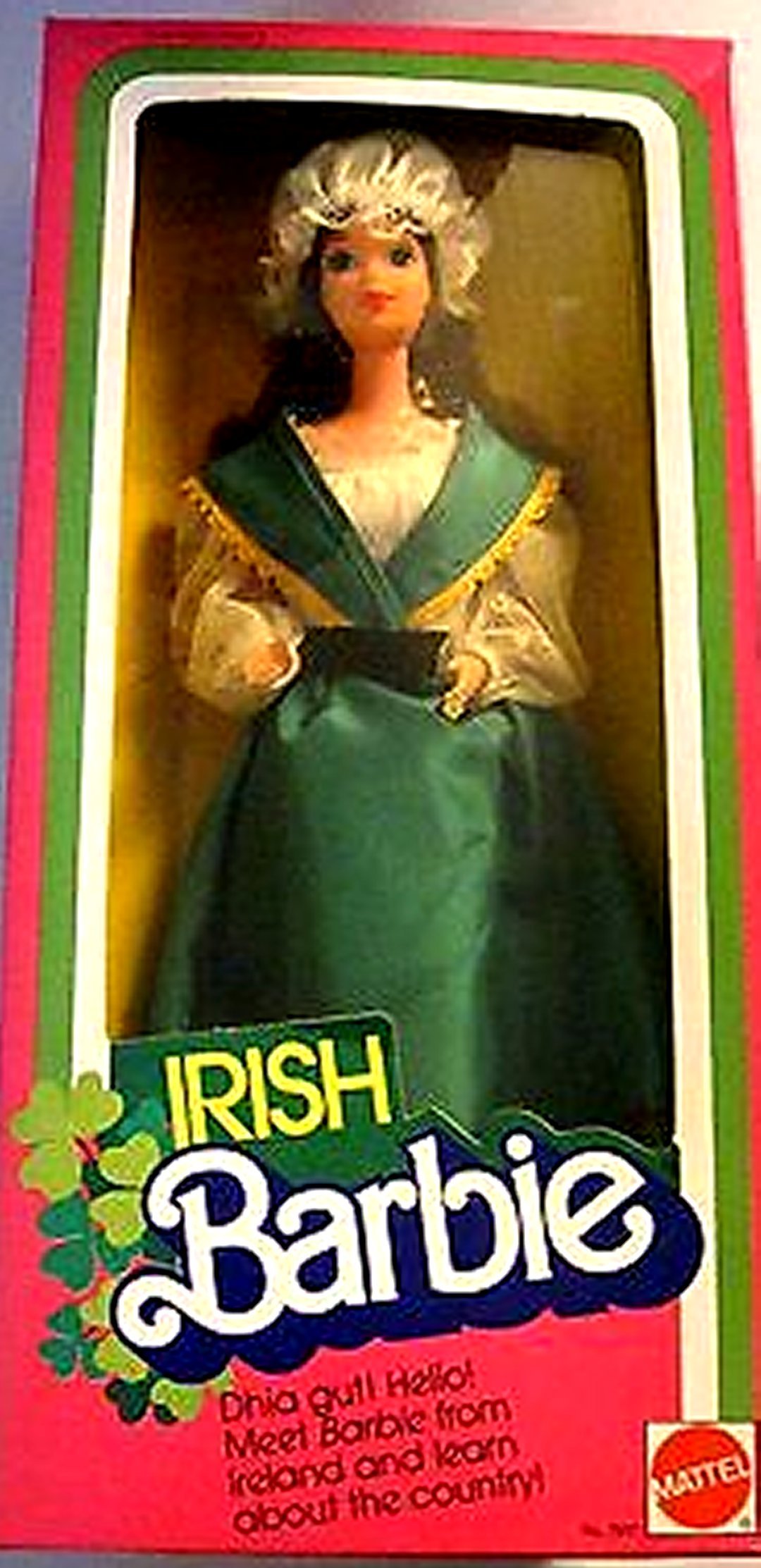 Vintage 1983 Irish Barbie Doll No. 7517 - Rare Collectible Barbie for Display & Irish-Themed Collections - Perfect for Doll Collectors, Irish Heritage Displays & 80s Nostalgia Gifts