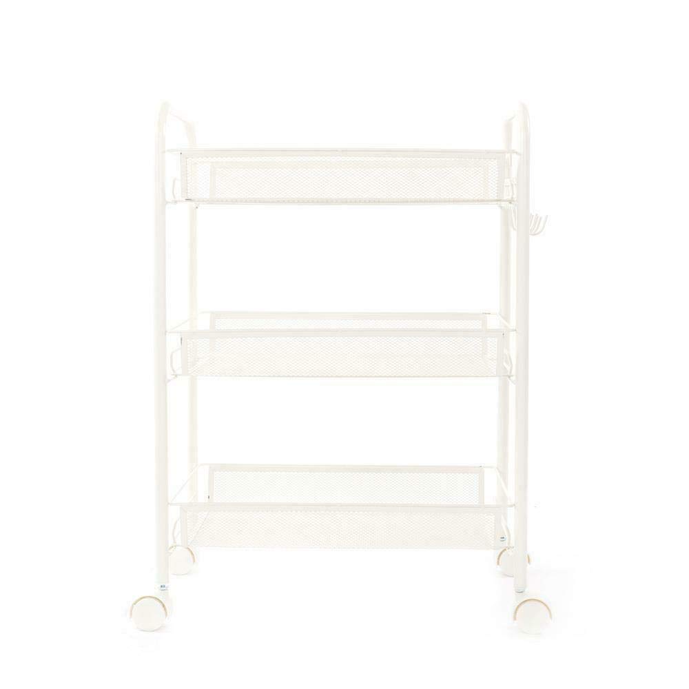 3-Tier Storage Rack Organizer - Space Saving Shelves for Bedroom, Office, Bathroom & Closet - Perfect for Books, Decor & Organization - Wall Mount or Freestanding Storage Solution