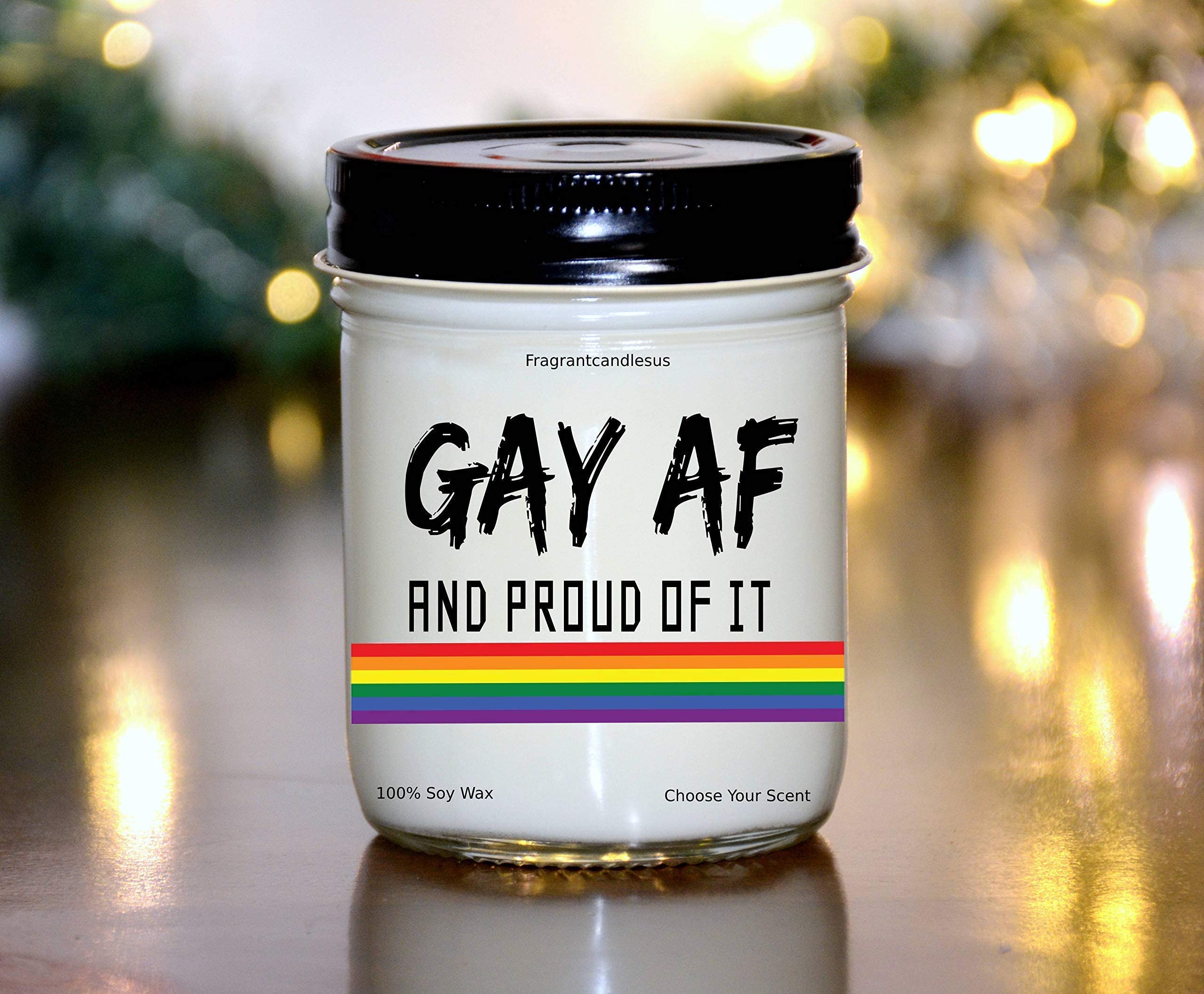 Gay Pride Gifts for Couples & Adults - LGBT Rainbow Flag, Gay AF & Gaysian Pride - Perfect for Pride Month, Weddings & LGBTQ+ Celebrations