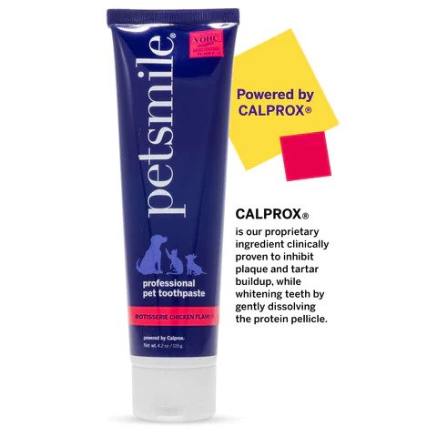 Natural Rotisserie Chicken Flavor Pet Toothpaste for Dogs & Cats - Freshens Breath & Cleans Teeth - Perfect for Daily Oral Care at Home