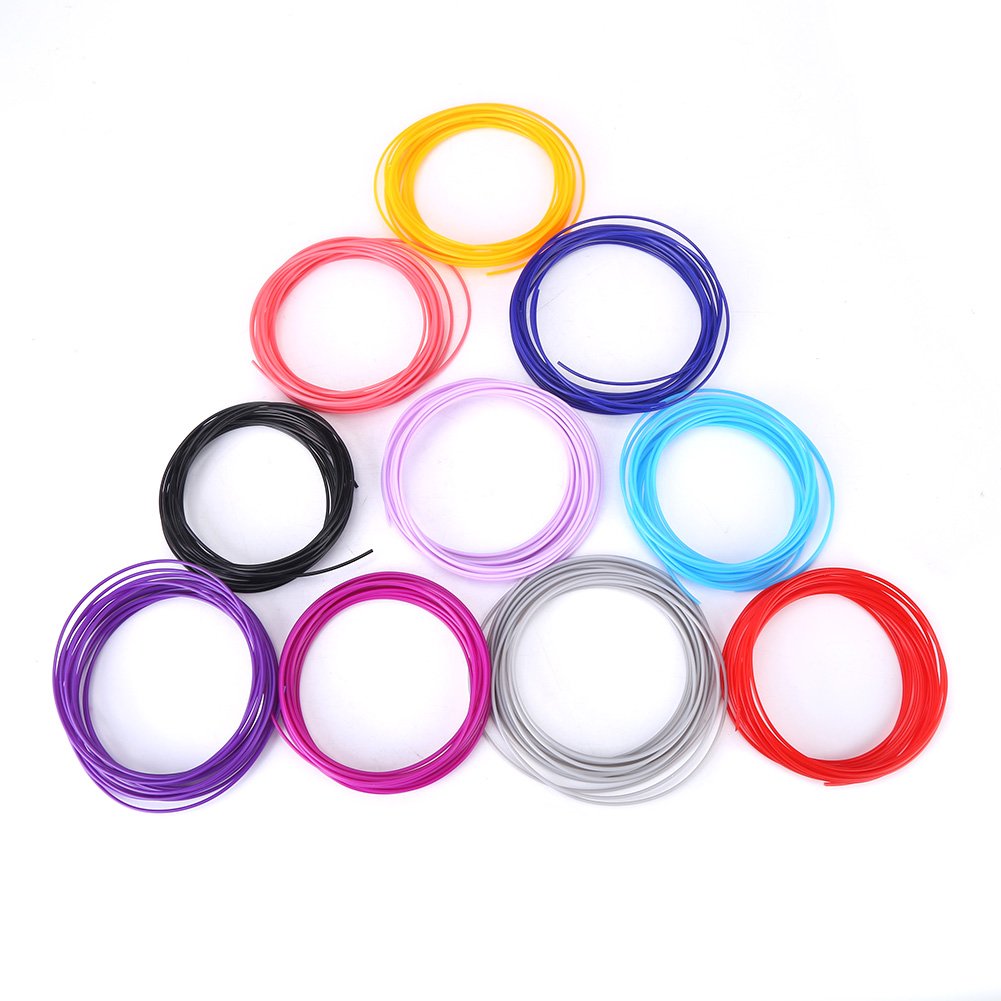 Premium 1.75mm PCL 3D Printer Filament - 20 Vibrant Colors, Low-Temperature Pen Refills for 3D Printing Pens | Ideal for DIY Crafts, Educational Projects & Creative Art Designs