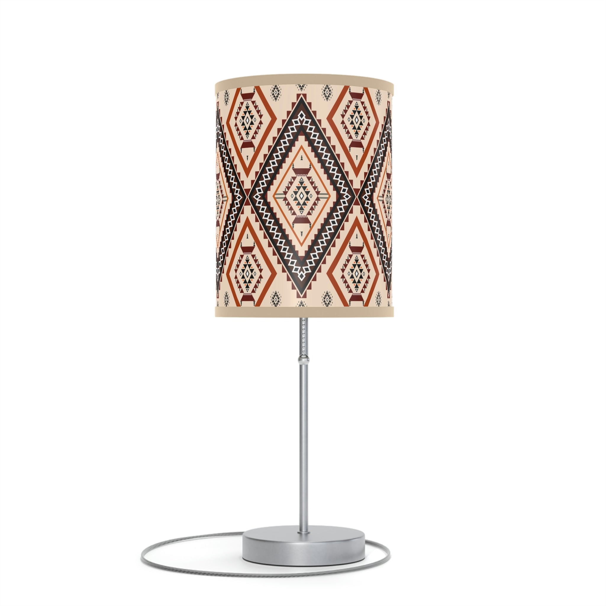 Southwestern Style Table Lamp for Bedroom & Living Room - Adjustable Reading Light with US/CA Plug - Perfect for Nightstands, Sofa Side Tables and Home Office Desks