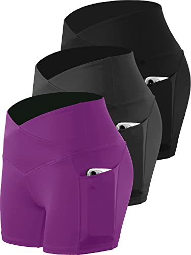 V-waist: 56# Black & Grey & Purple