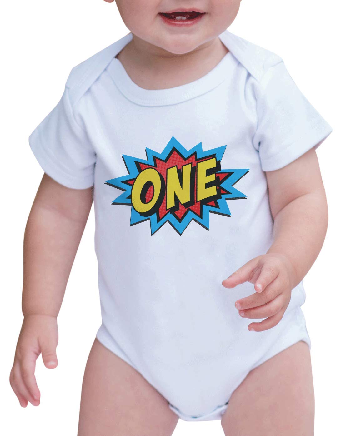 7 ate 9 Apparel Boys Superhero Birthday One-Piece Jumpsuit - Perfect for Superhero Themed Parties & Costume Events