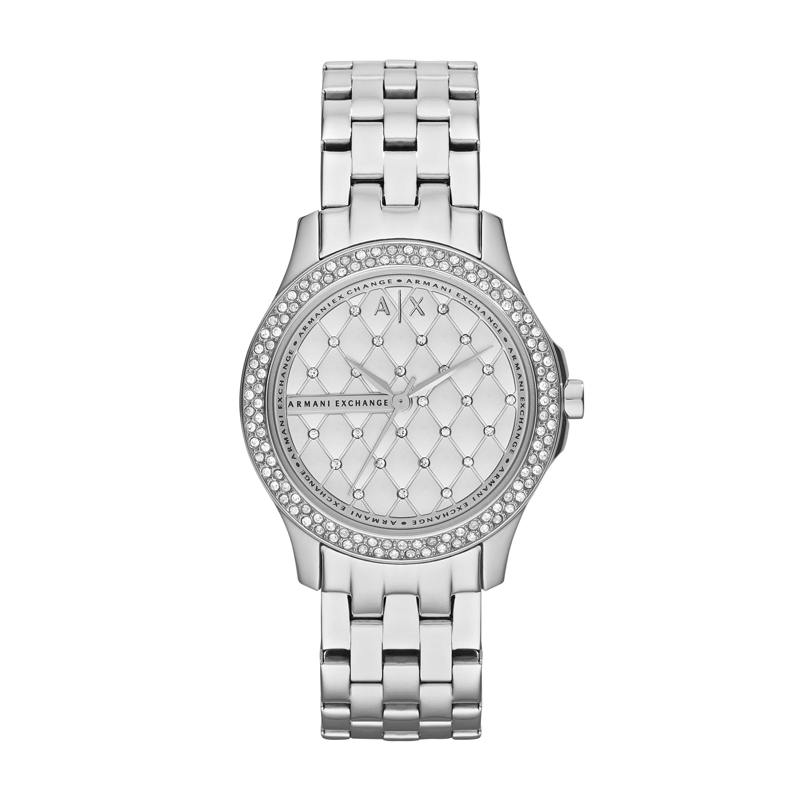 Armani Exchange Women's Stainless Steel Three-Hand Dress Watch - Elegant & Stylish Timepiece for Office, Party & Formal Occasions