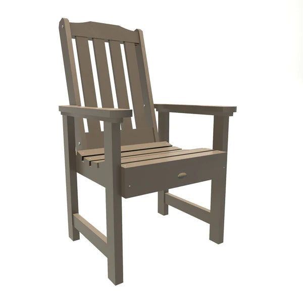 Eco-Friendly Recycled Plastic Outdoor Dining Armchair - Durable & Weather-Resistant Patio Chair for Garden, Deck, and Poolside Use