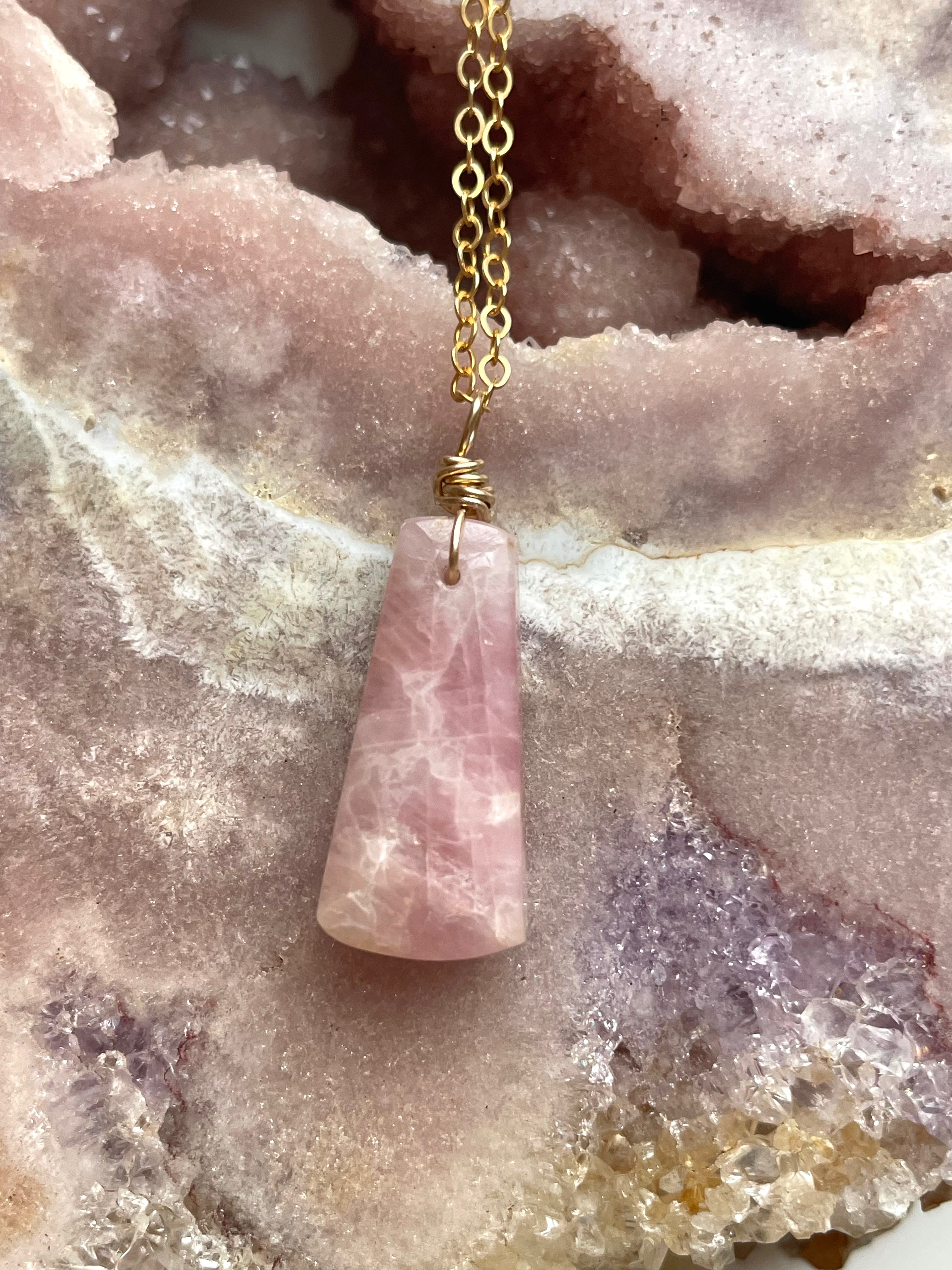 Natural Pink Tourmaline Pendant Necklace for Women - Elegant Gemstone Jewelry Gift for Birthday, Anniversary & Valentine's Day | Perfect for Everyday Wear & Special Occasions