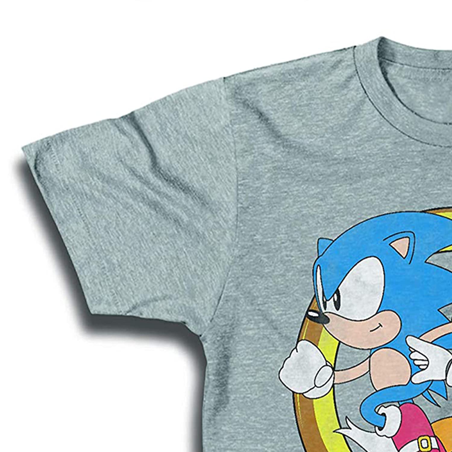 SEGA Sonic The Hedgehog Official Men's T-Shirt - The Fastest Thing Alive Graphic Tee - Cool Gaming Apparel for Fans & Collectors - Perfect for Casual Wear, Cosplay & Gaming Events