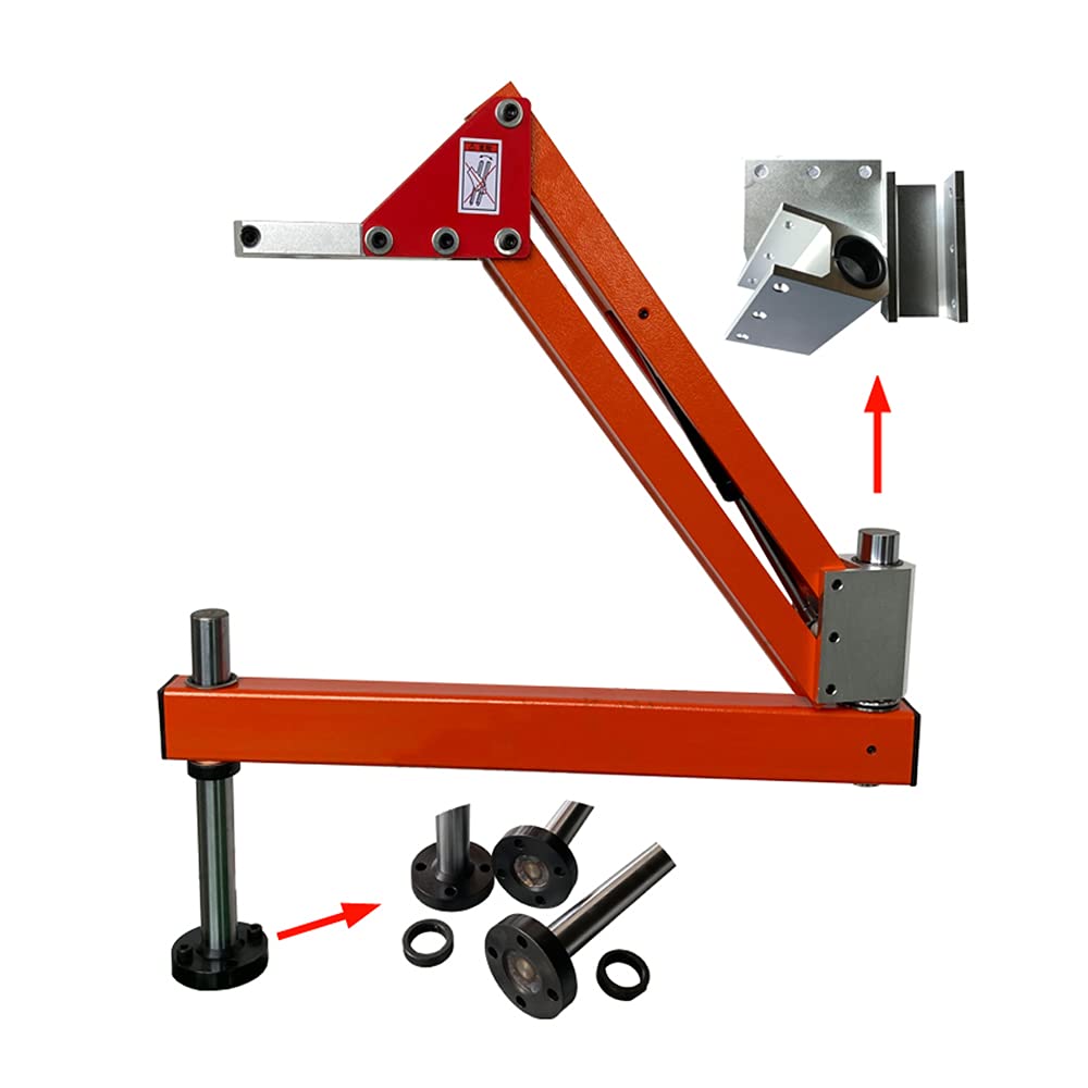 Parallel Robotic Arm Pneumatic Tapping Machine - Cantilever Electric Tapping Machine Bracket - Vertical Universal Simple Frame (44mm) for Metalworking, DIY Projects, and Industrial Automation