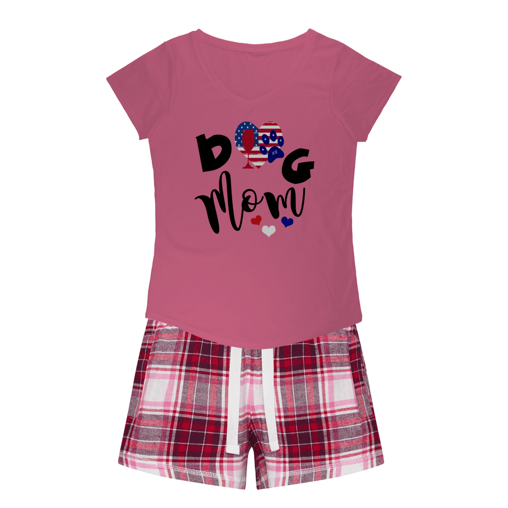 Pink Tee / Red Pink Short