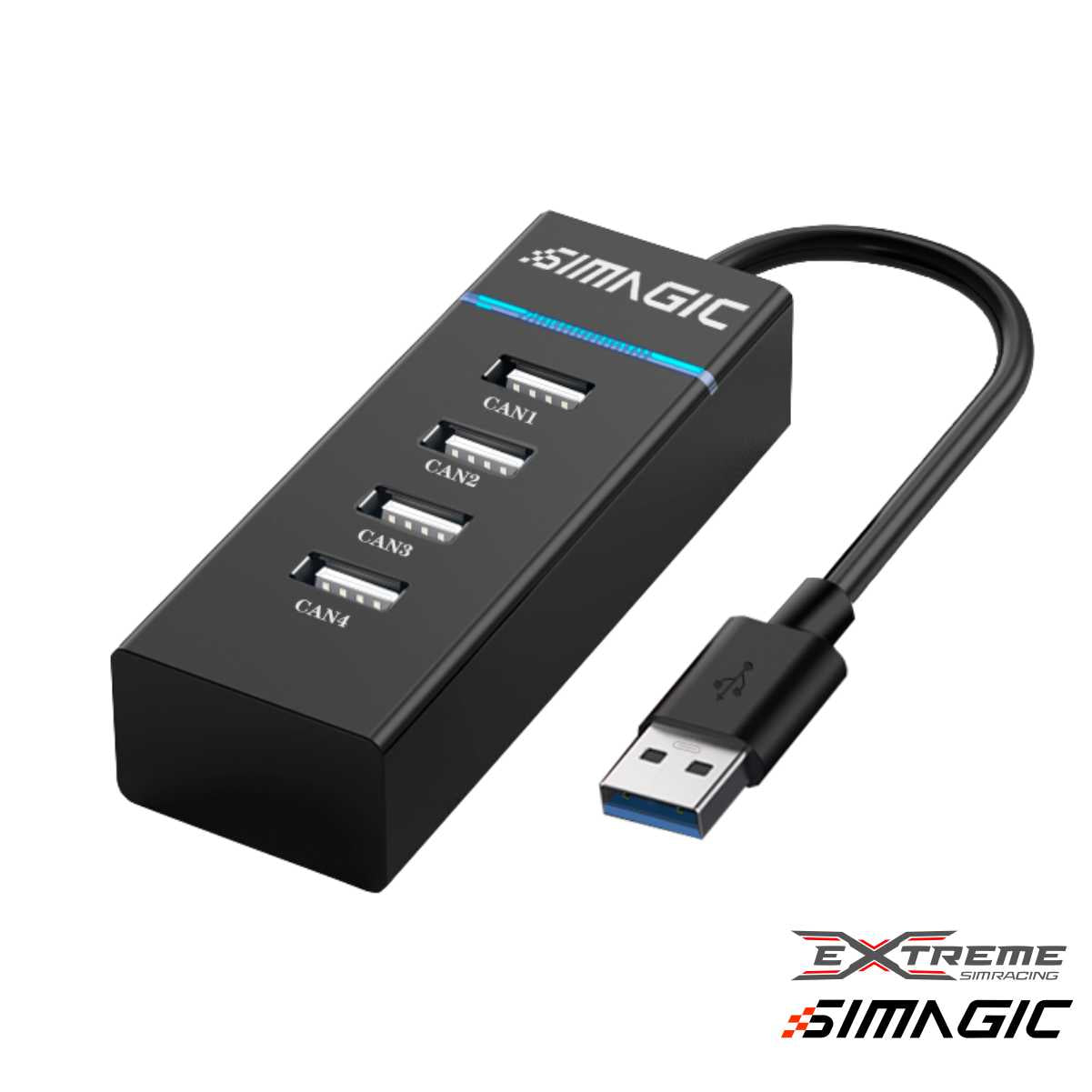 Simagic USB Wheelbase Extender Cable - High-Speed Data Transfer for Sim Racing Wheels | Perfect for Sim Racing Setups & Gaming Accessories