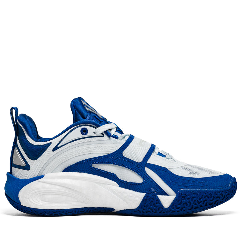 Anta Kai 1 'College' Basketball Shoes - White/Blue Men's Athletic Sneakers for Indoor & Outdoor Court Play
