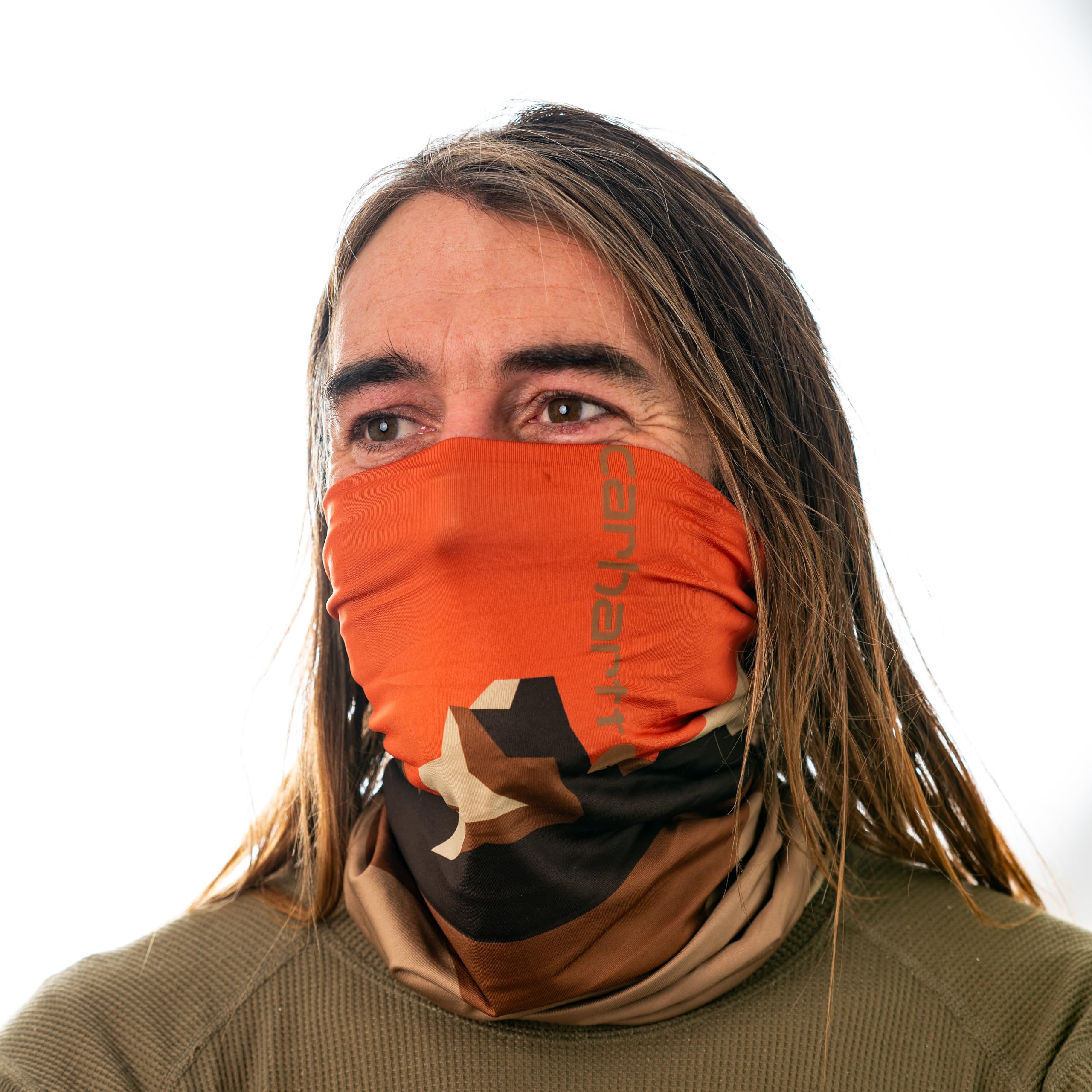 Carhartt Unisex Adult Force Lightweight Neck Gaiter - Breathable Face Cover for Outdoor Work, Hiking & Winter Sports