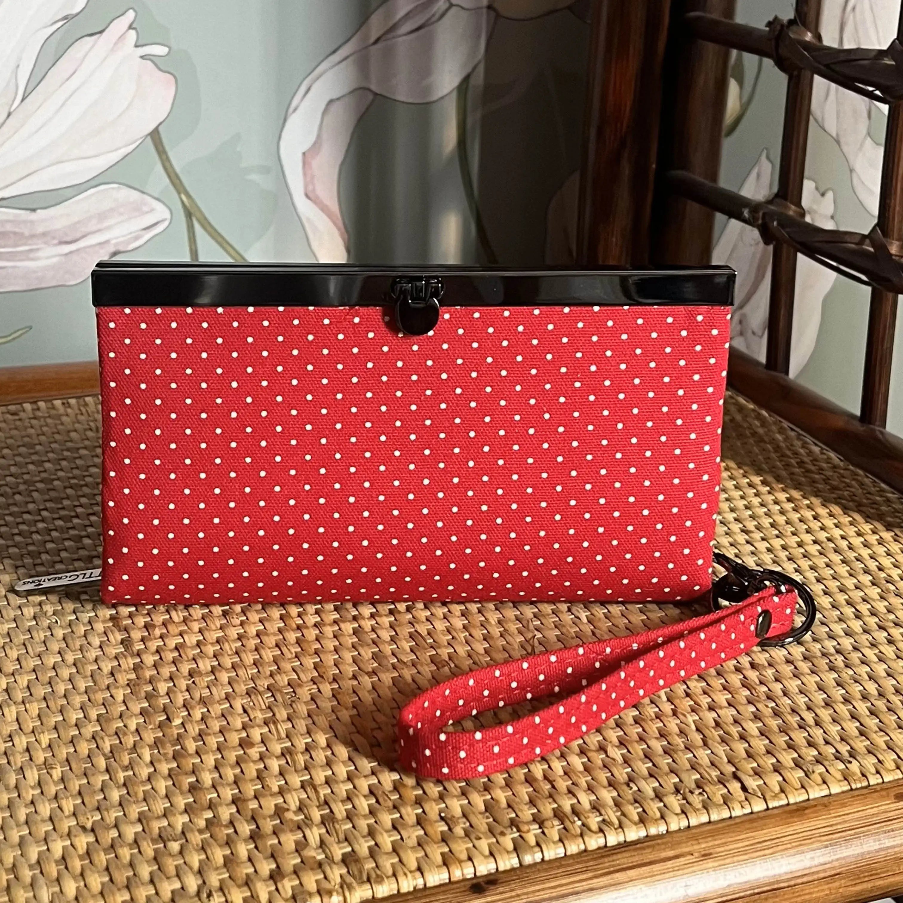 Diva Tiny Red Polka Dot Earrings in Gunmetal Finish - Perfect for Parties, Date Nights & Special Occasions