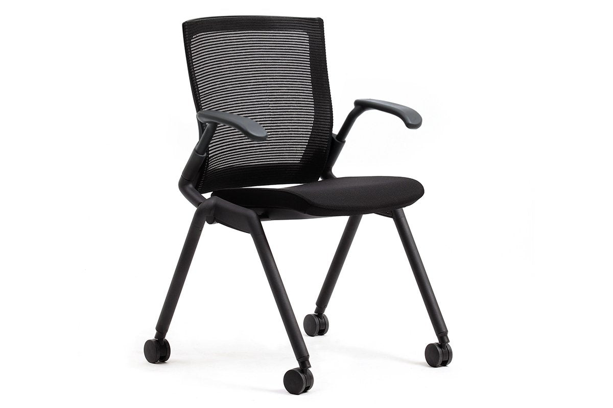 Ooh La La Bravo Visitor Chair - Durable Steel Frame Office Chair for Guests & Reception Areas - Perfect for Waiting Rooms, Lobbies & Conference Rooms