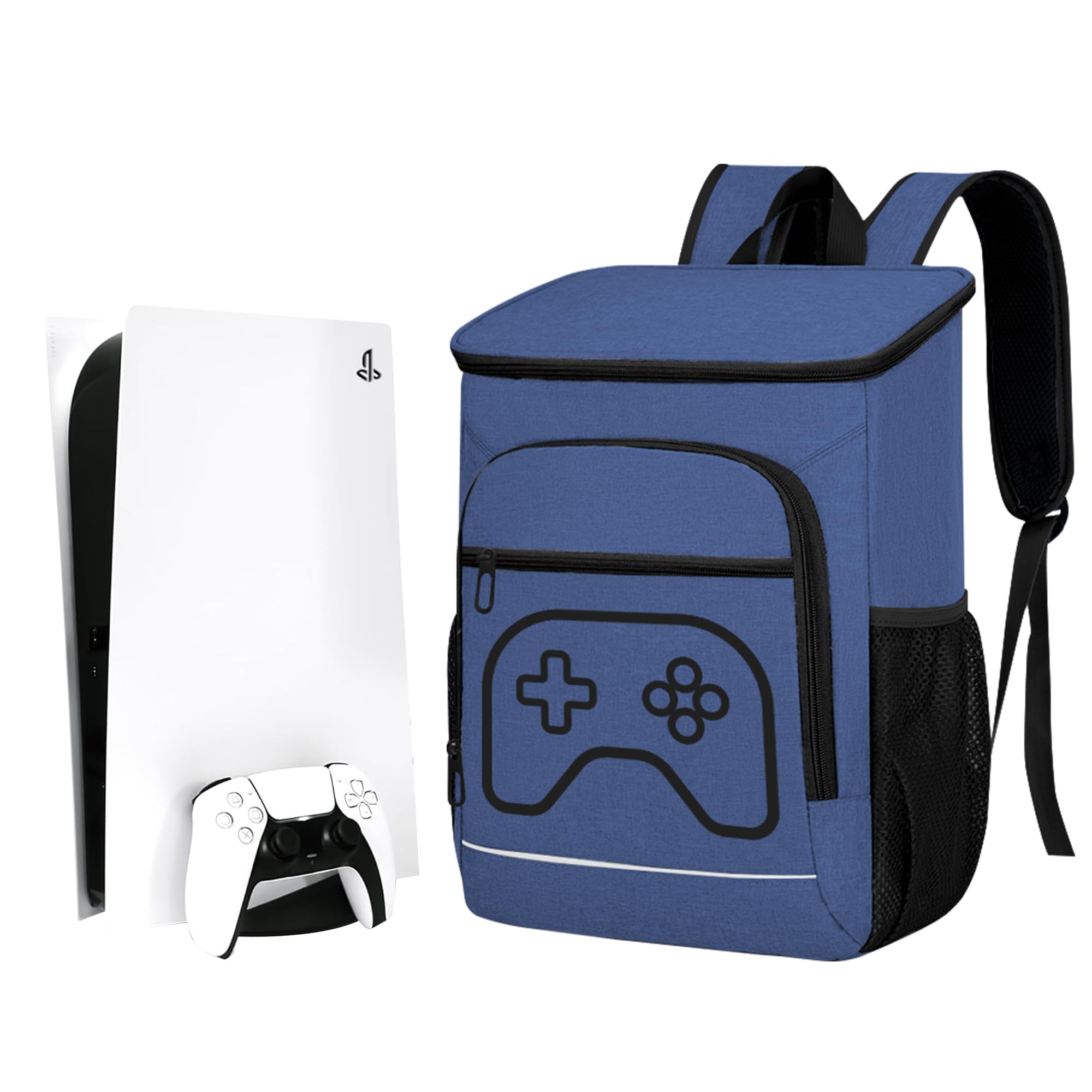 Premium Travel Backpack for PS5, PS4 Pro & PS4 - Waterproof Gaming Storage Case with Padded Protection | Perfect for Air Travel, Commuting & Gaming Events