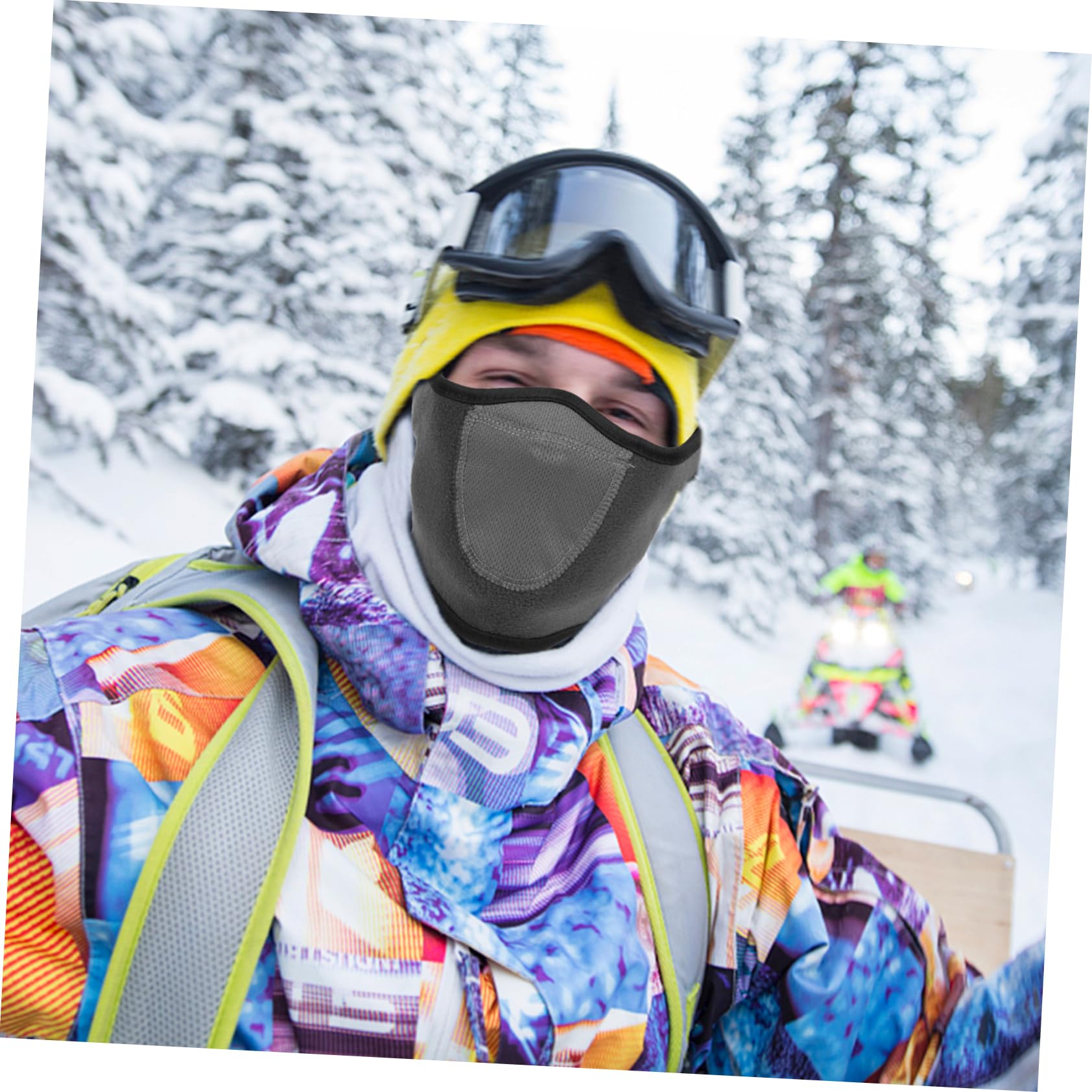 Windproof Winter Face Cover Scarf - Full Face & Neck Warmer for Outdoor Activities, Skiing, Snowboarding, and Cold Weather Protection