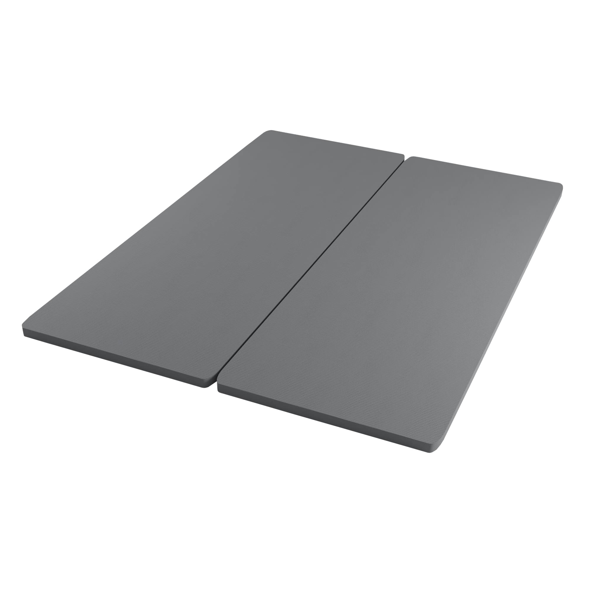 1.5-Inch Split Bunkie Board for Mattress & Bed - Fully Assembled, Improved Comfort & Support - Full Size, Grey - Perfect for Bunk Beds, Platform Beds & Mattress Foundations