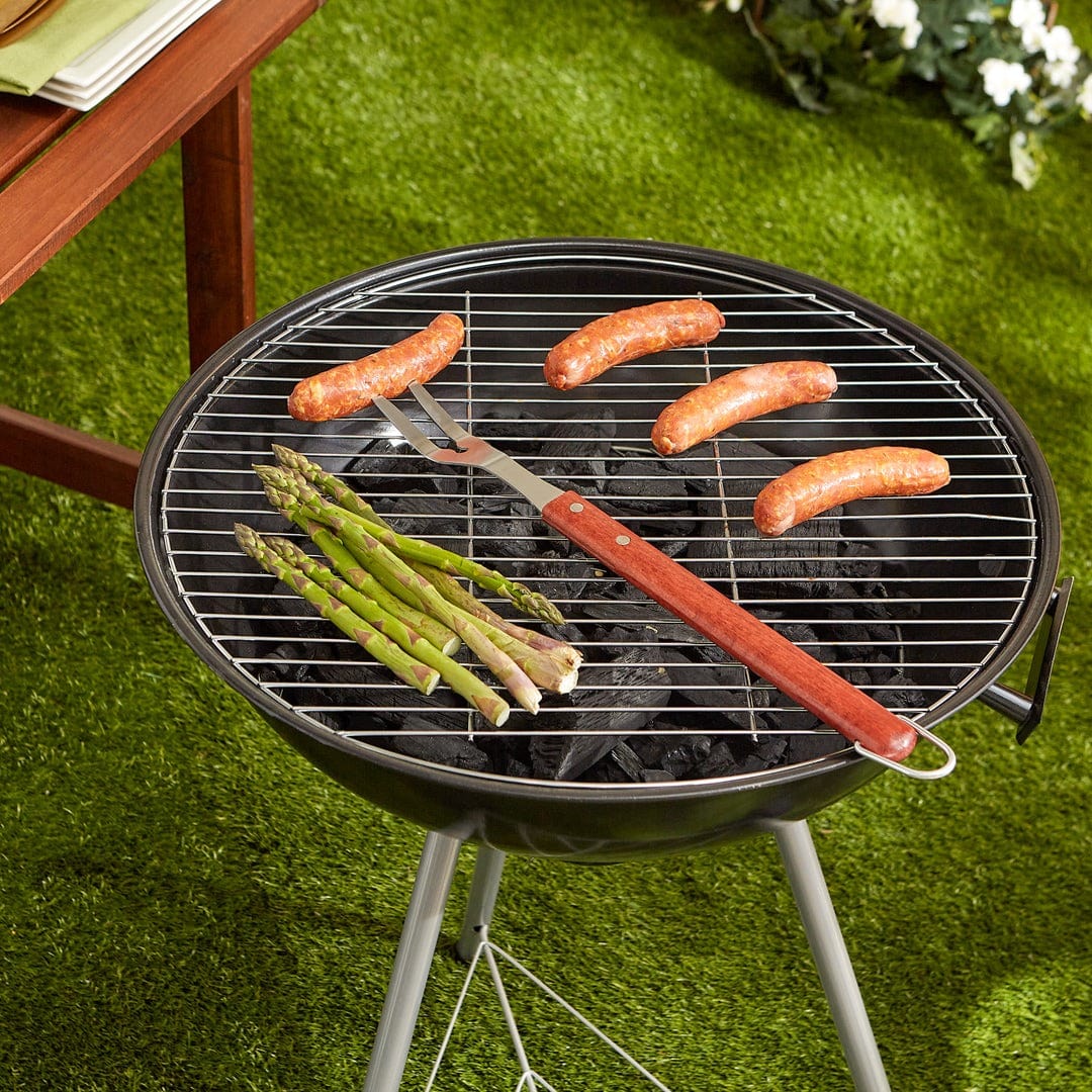 Premium BBQ Grill Fork Set - Heavy Duty Stainless Steel Grilling Tools for Outdoor Cooking, Camping & Backyard BBQs - Perfect for Steak, Meat & Vegetables