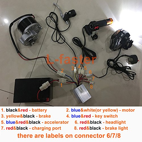 1000W Electric Motorcycle Conversion Kit - High Speed 25H Chain Drive Motor for Electric Scooters & Go Karts | DIY E-Bike Upgrade for Commuting & Off-Road Adventures