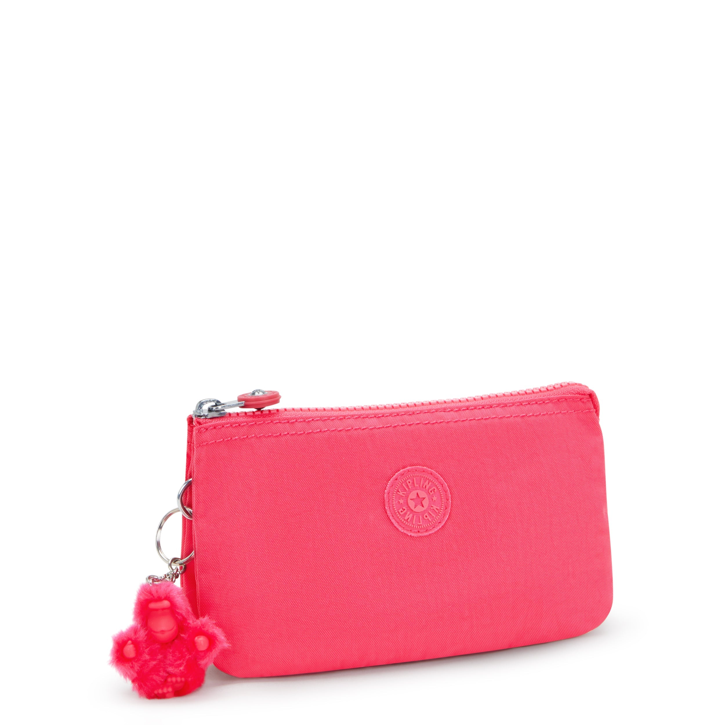 Kipling Creativity Large Pouch - Stylish Travel Organizer for Women, Resort Pink Crossbody Bag - Perfect for Vacation, Beach, Gym & Everyday Use