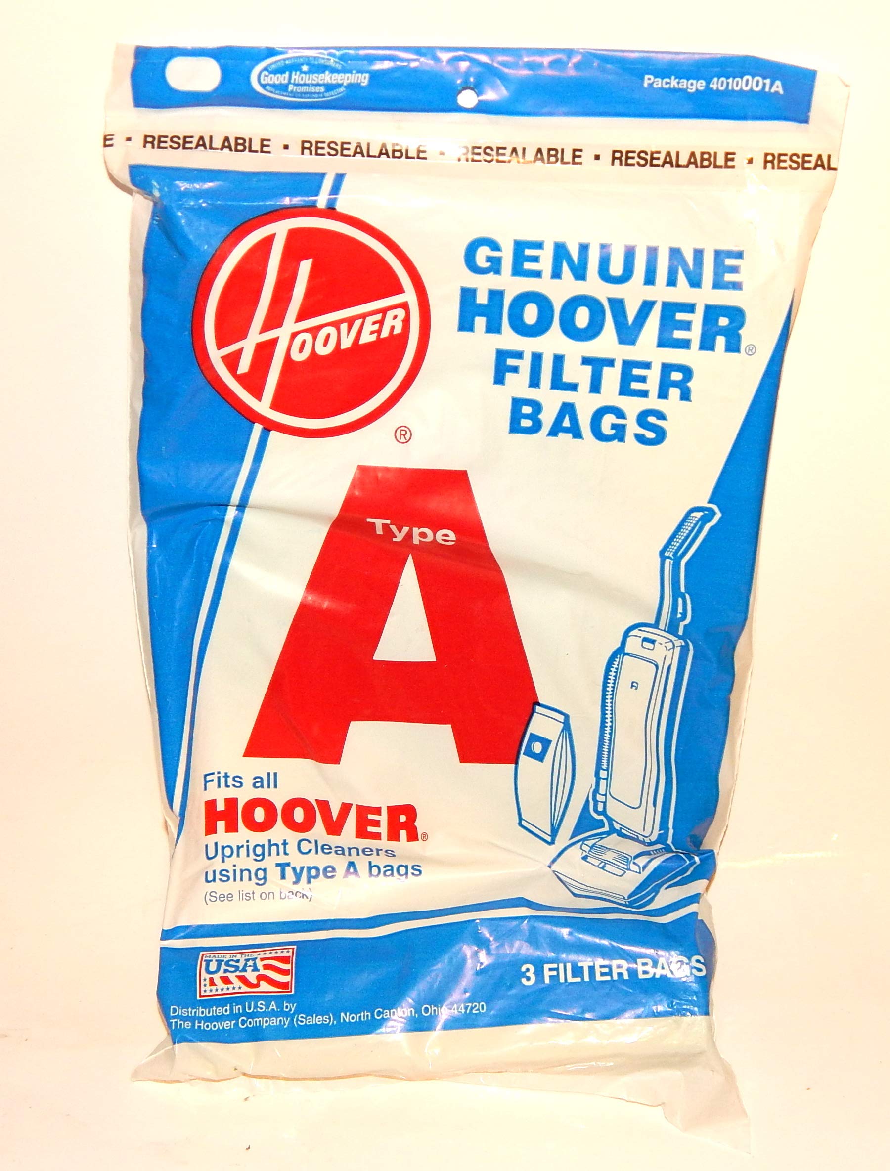 Hoover Vacuum Cleaner Bags - Genuine Replacement Bags for Hoover Vacuums | Perfect for Home Cleaning, Pet Hair Removal & Allergen Reduction