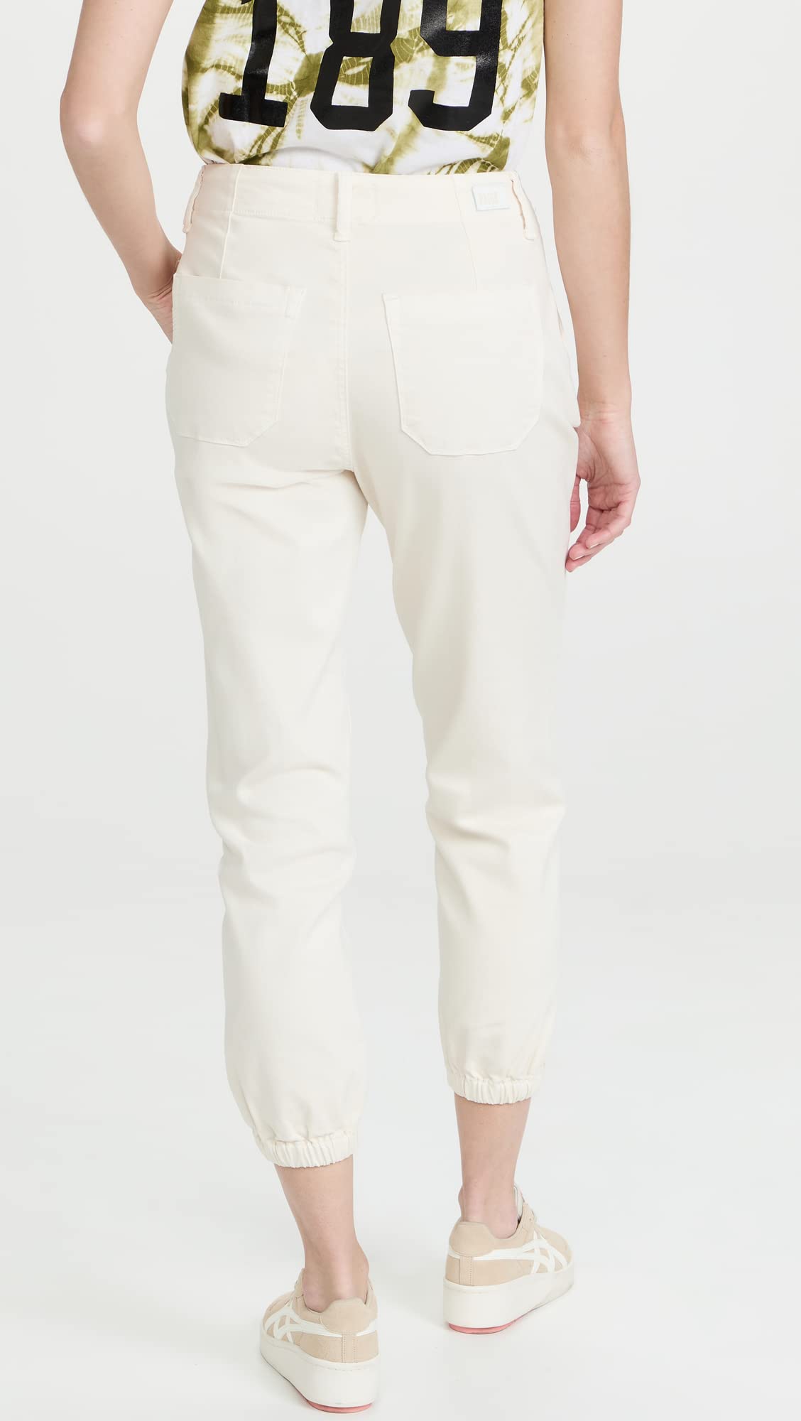 PAIGE Women's Mayslie Joggers - Soft High-Waisted Lounge Pants for Yoga, Running & Casual Wear | Comfortable Stretch Fabric for Everyday Use