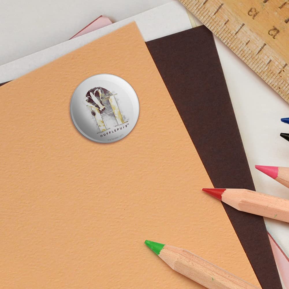 Harry Potter Hufflepuff Stickers Set for Scrapbooking & Crafts - DIY Watercolor Dome Decals