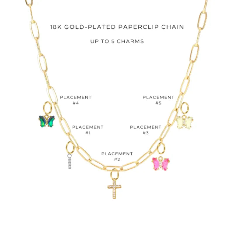 Elegant Charm Necklace with Assorted Pendants - Perfect for Gifts, Parties & Everyday Wear | $44.00