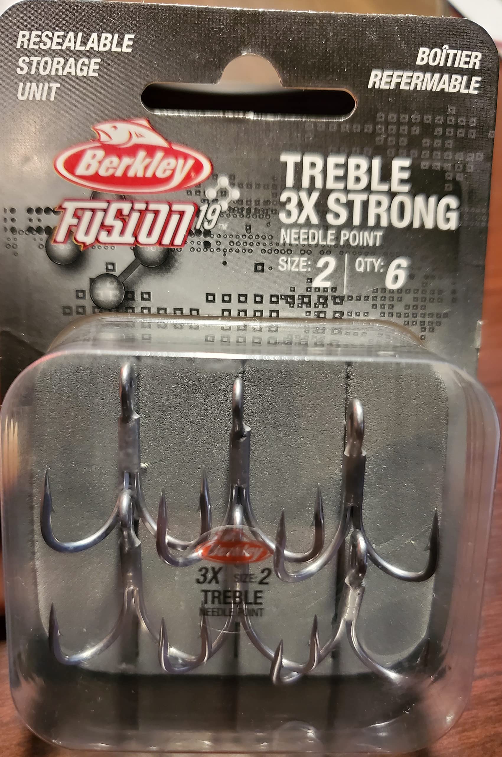 Berkley Fusion19 Fishing Hooks - Sharp Corrosion-Resistant Hooks for Freshwater & Saltwater Fishing - Perfect for Bass, Trout, and Panfish